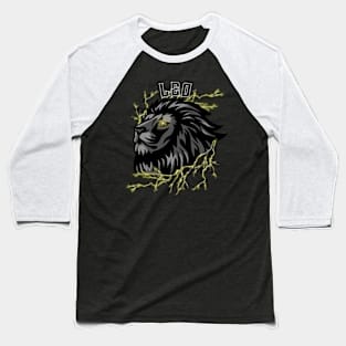 Lightning Leo (yellow) Baseball T-Shirt